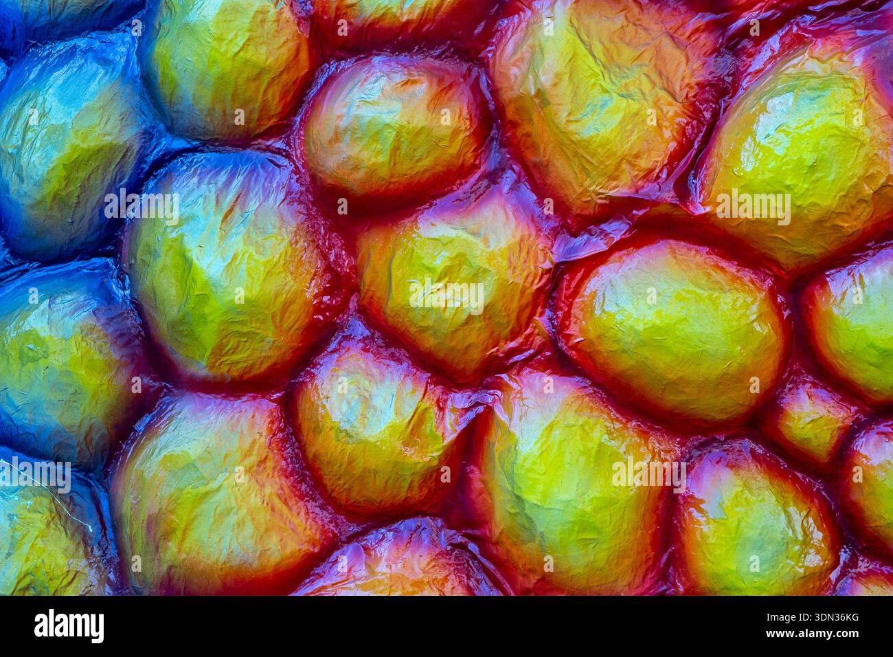 Abstract colorful spherical surface pattern Stock Photo