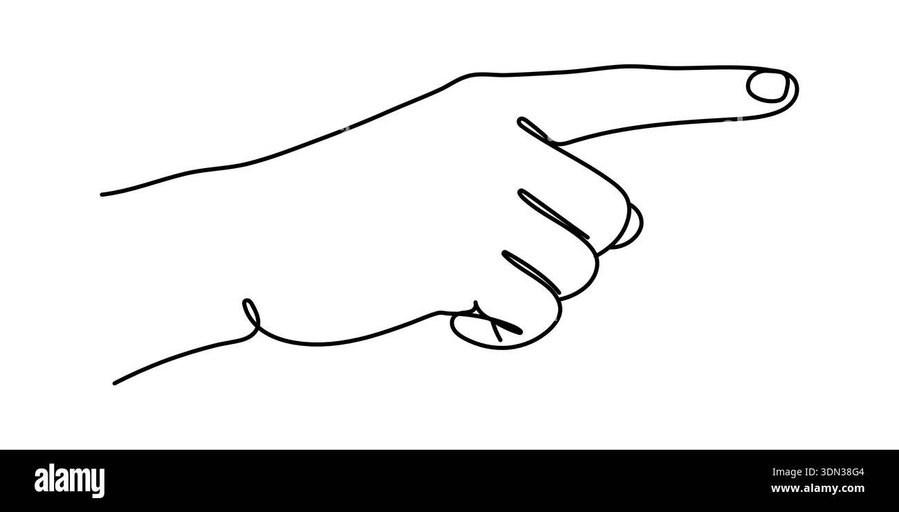 How To Draw One Finger