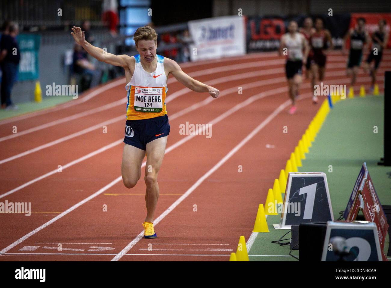 DORTMUND, GERMANY - FEBRUARY 8: Håkon Moe Berg (NOR) during 1500m