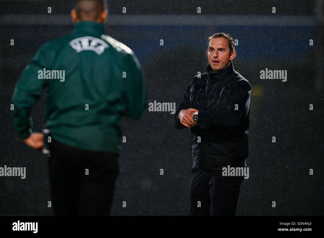 Head Coach Jonas De Roeck of Club Brugge pictured during the Uefa Youth ...