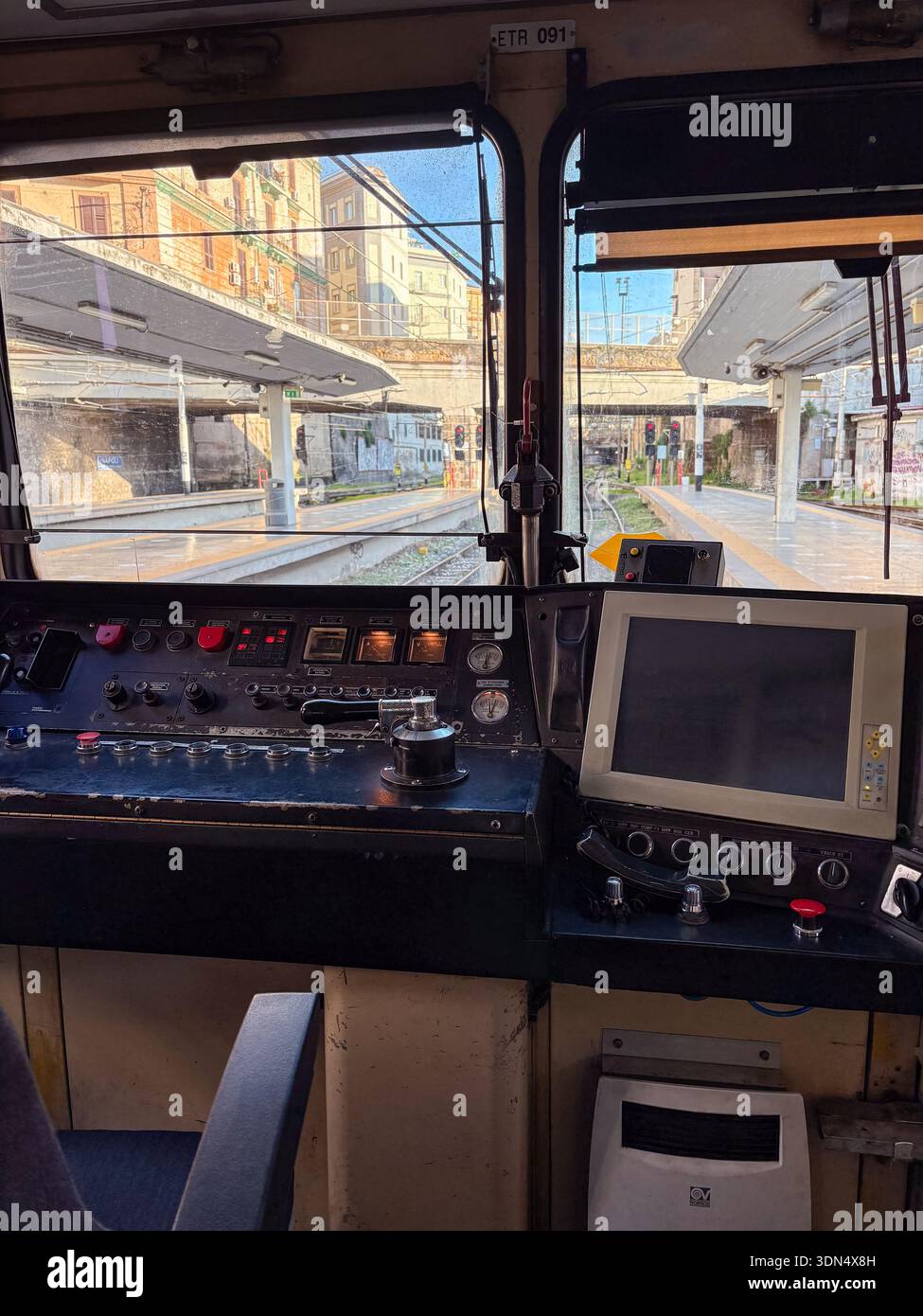 Drivers console in cab hi-res stock photography and images - Alamy