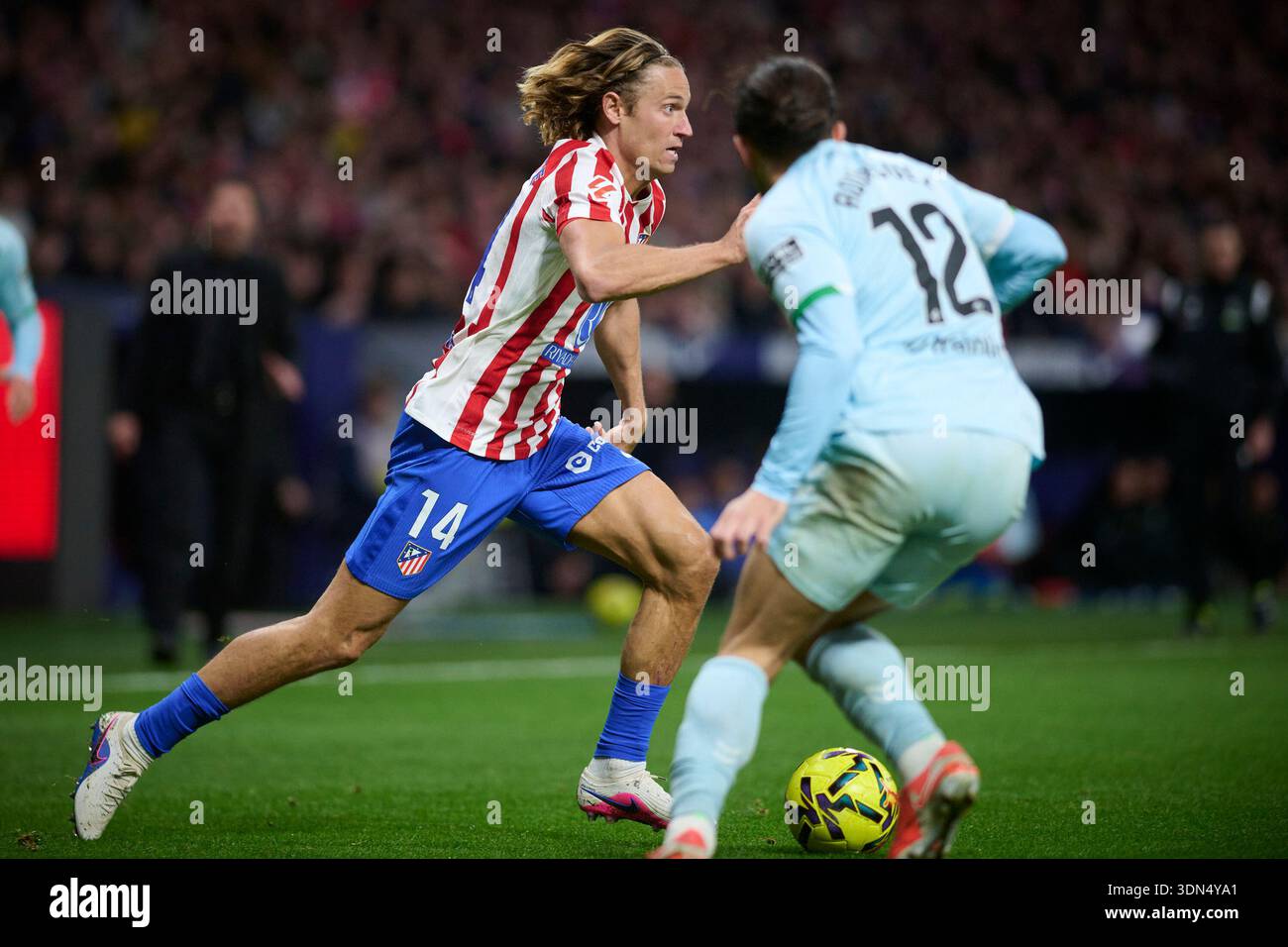 Atletico de Madrid's Marcos Llorente during La Liga match. February 08 ...