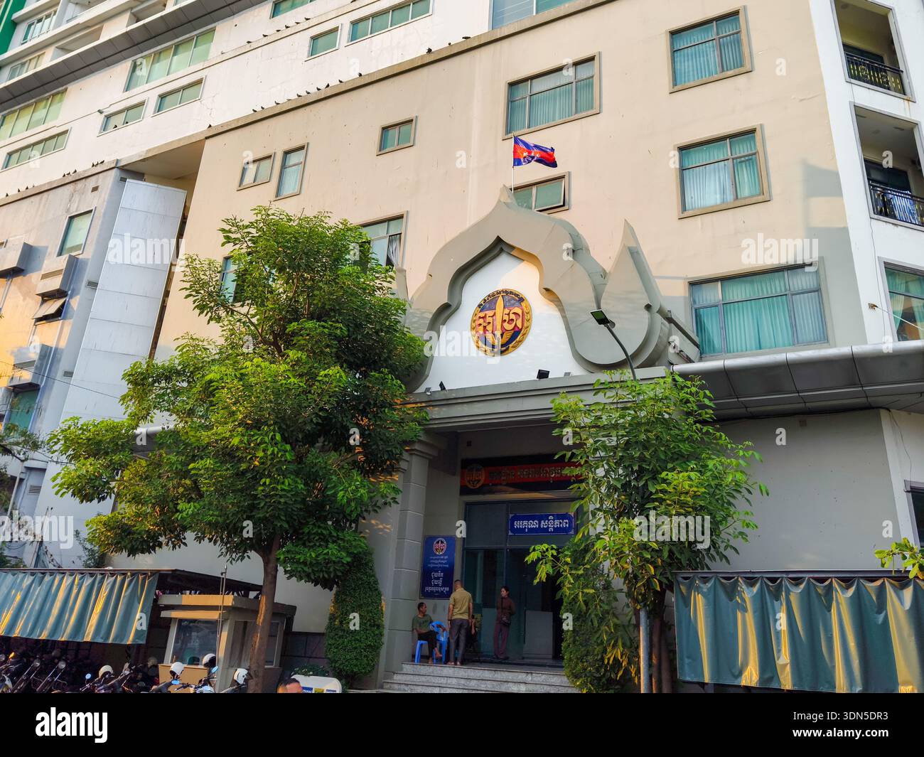 Royal Gendarmerie of Cambodia (military police) headquarters, Phnom Penh Stock Photo