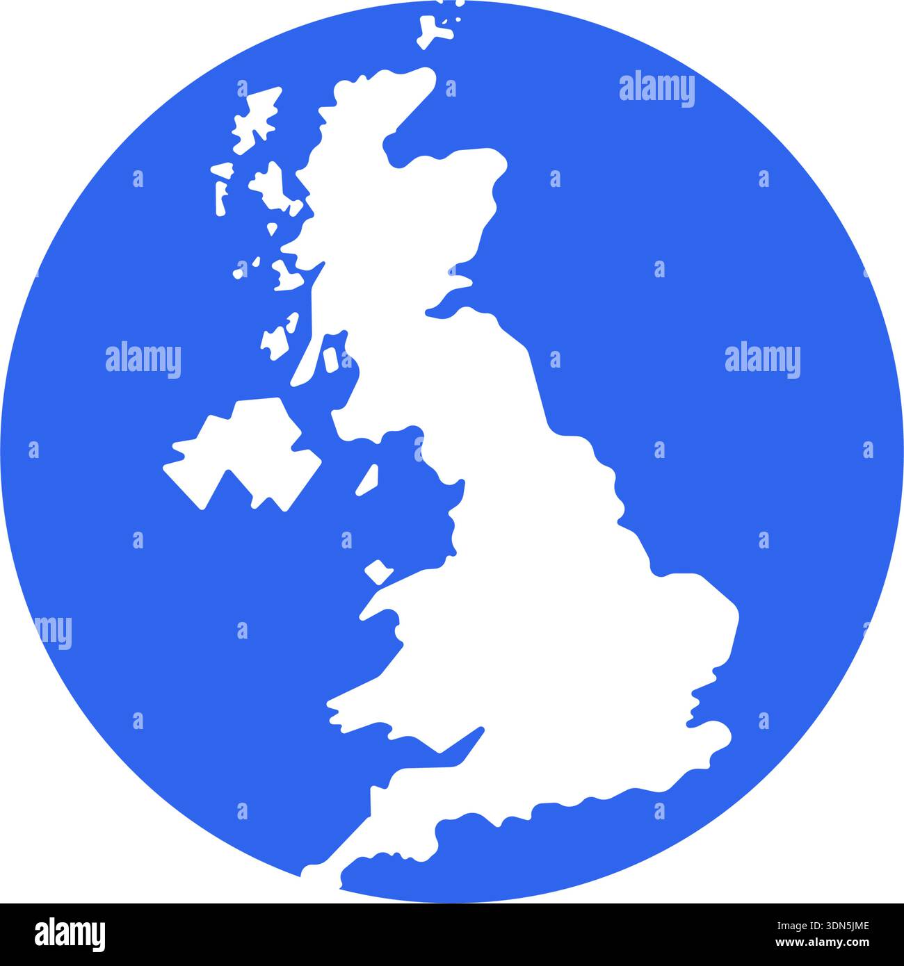 Map uk vector hi-res stock photography and images - Alamy