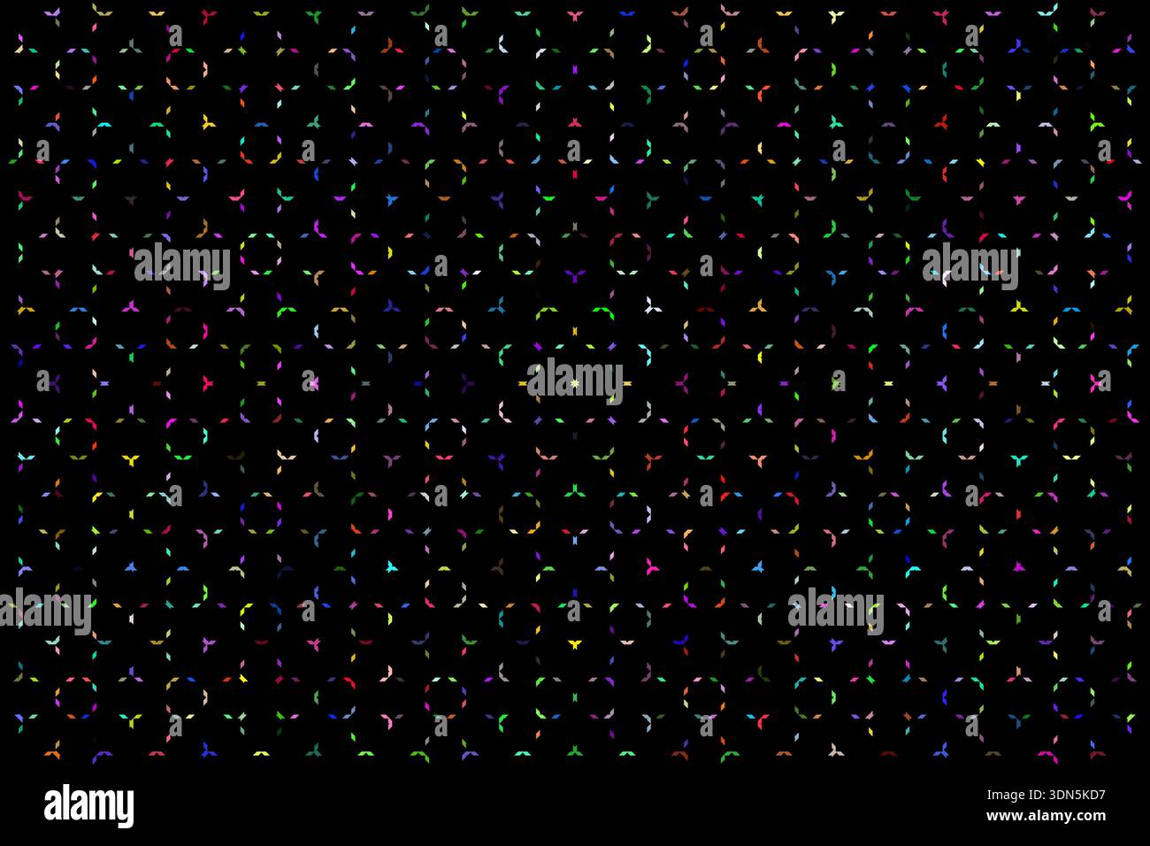 Colorful abstract tech pattern particles background design Stock Vector
