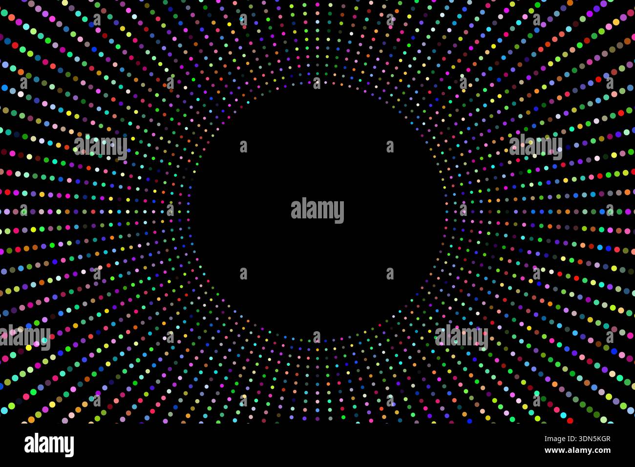 Sparkling dots circle abstract background vector design Stock Vector