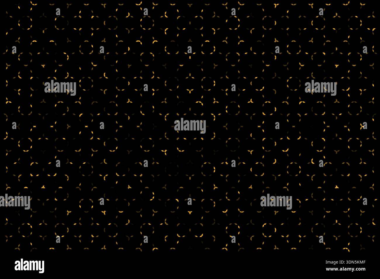 Golden abstract tech pattern particles background design Stock Vector