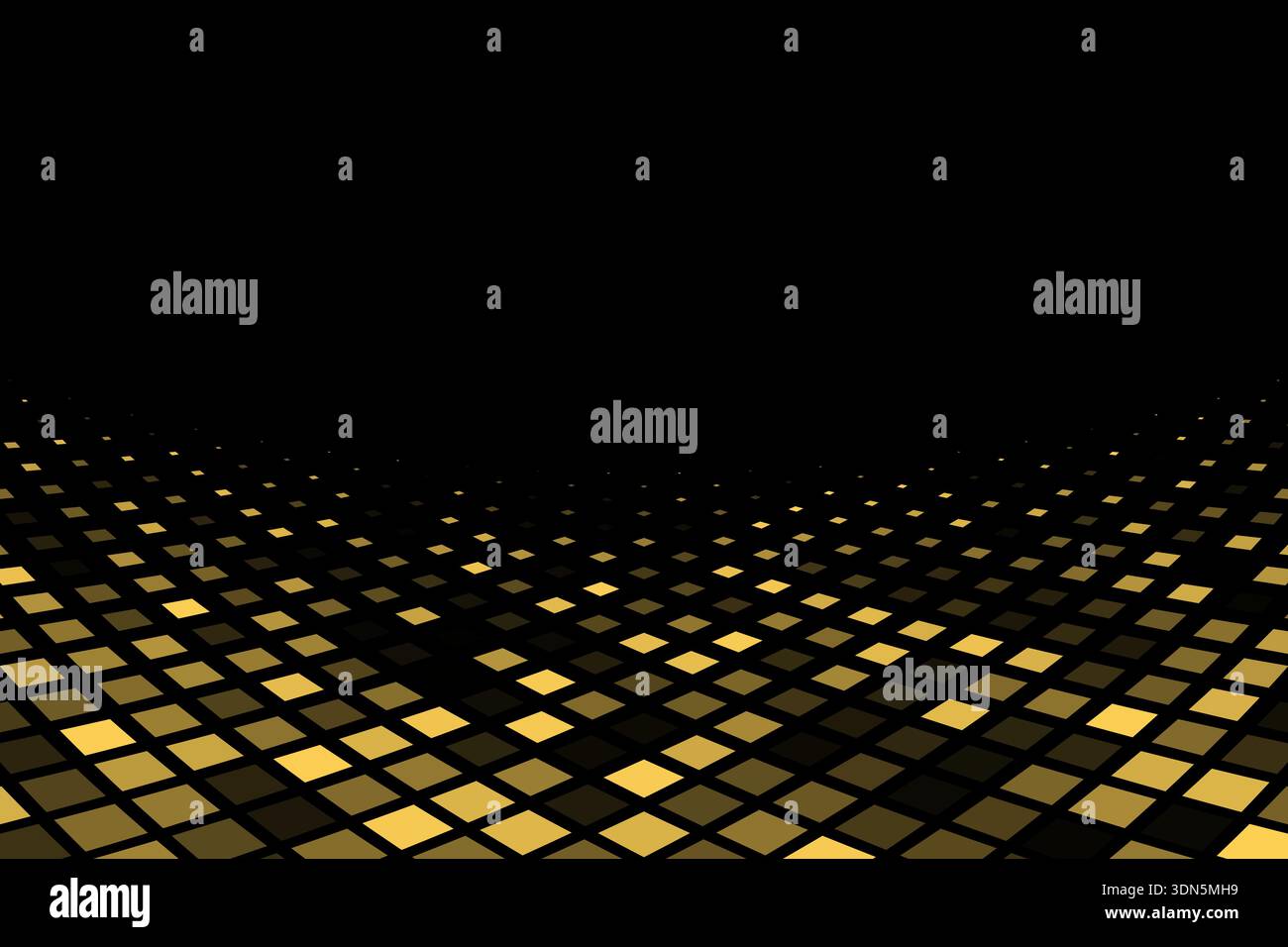 Perspective squares halftone abstract background vector design Stock Vector