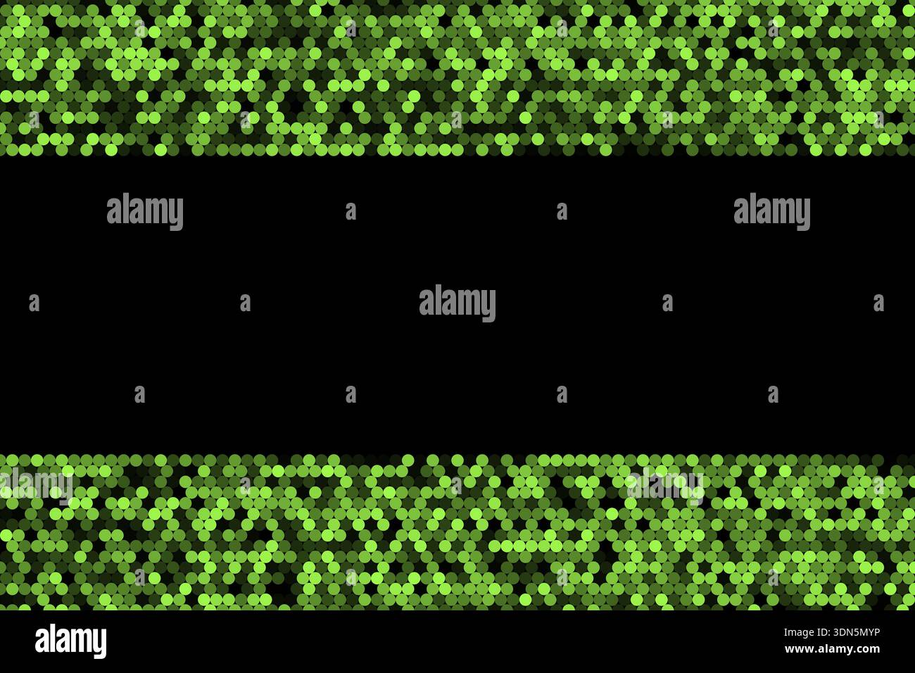 Green circles frame geometric abstract background vector design Stock Vector