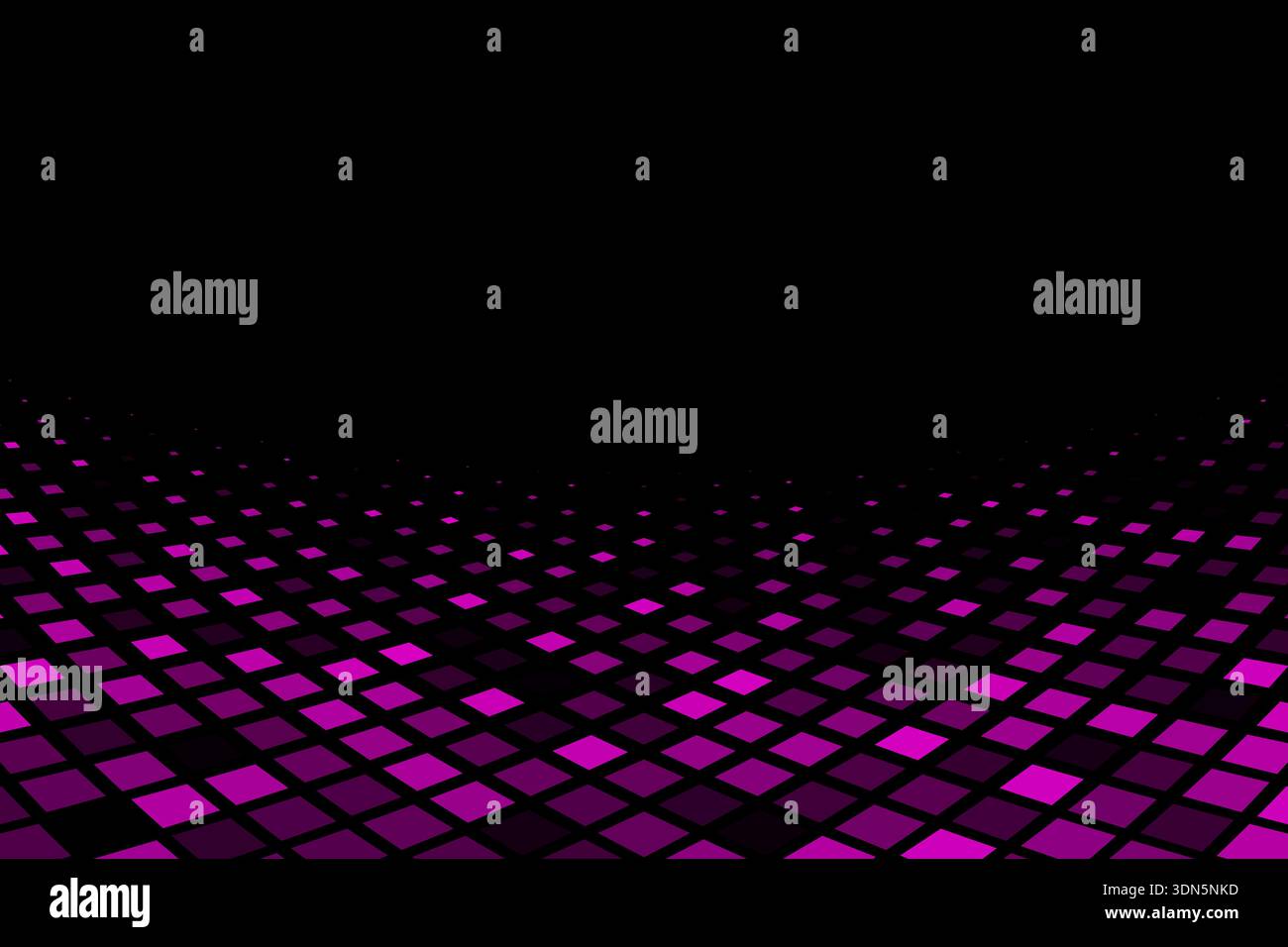 Perspective squares halftone abstract background vector design Stock Vector