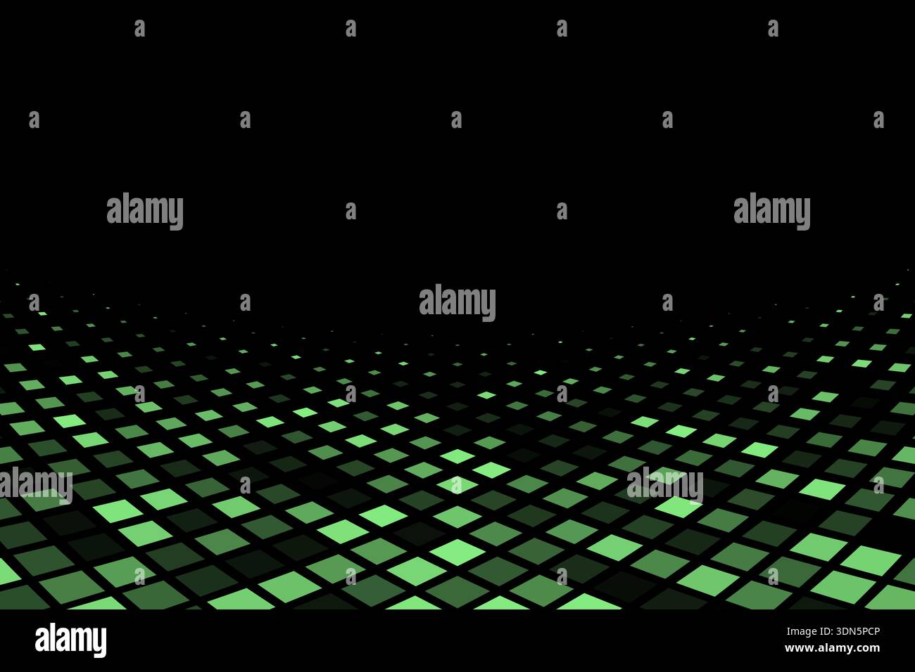 Perspective squares halftone abstract background vector design Stock Vector
