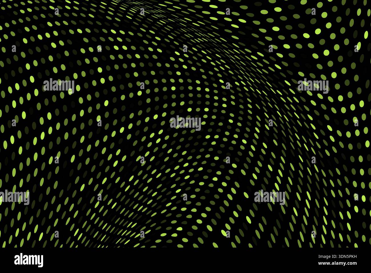 Wavy dots circles abstract background vector design Stock Vector