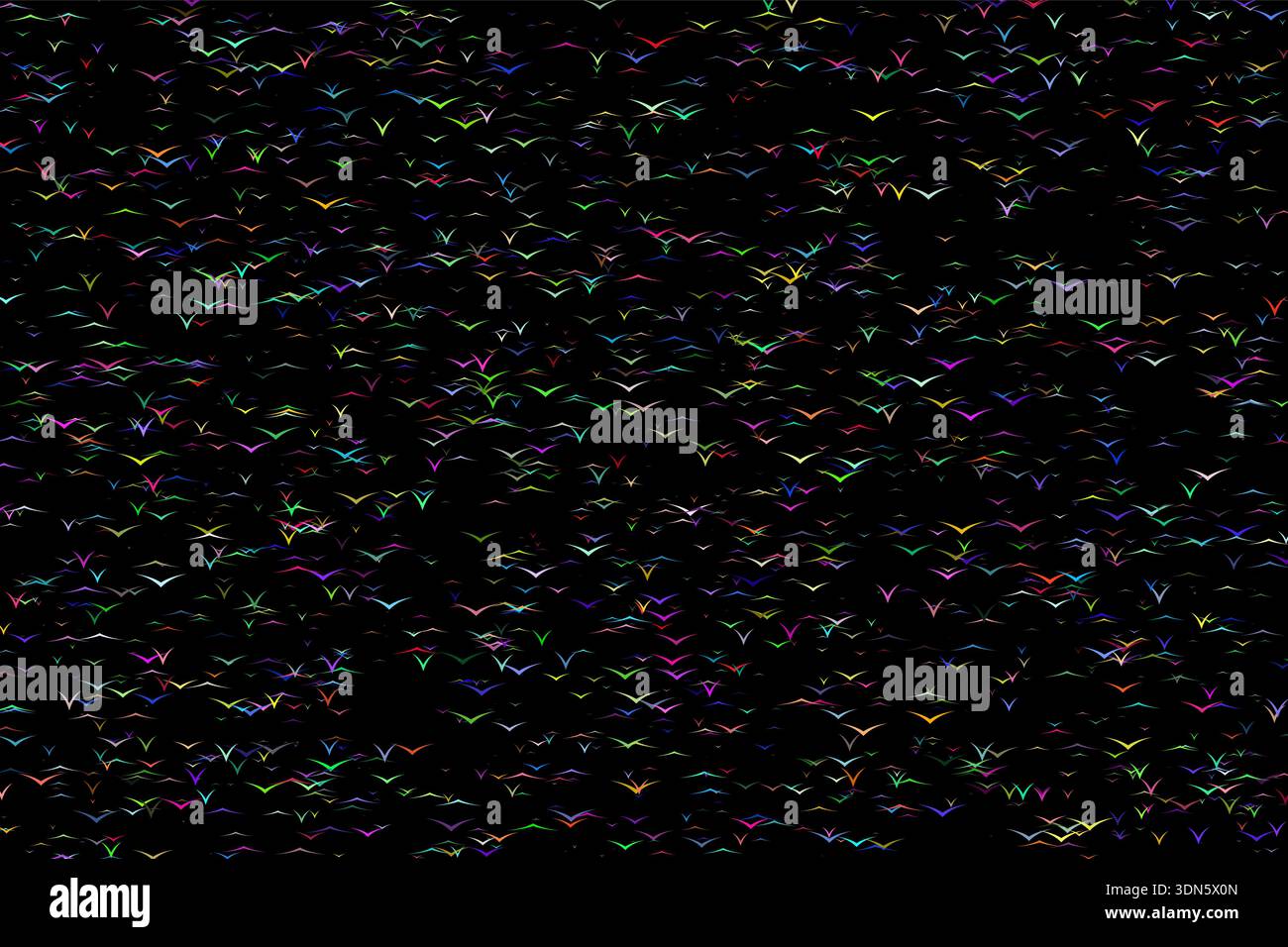 flying birds abstract background wallpaper Stock Vector
