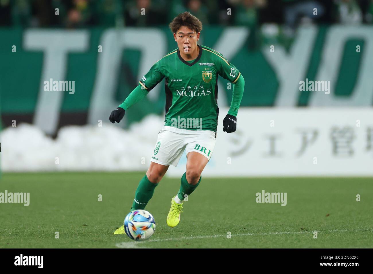Tokyo, Japan. 8th Feb, 2026. Itsuki Someno (Verdy) Football/Soccer : J1 100 Year Vision League match between Tokyo Verdy - Mito Hollyhock at Ajinomoto Stadium in Tokyo, Japan . Credit: YUTAKA/AFLO SPORT/Alamy Tokyo, Japan. 8th Feb, 2026. Itsuki Someno (Verdy) Football/Soccer : J1 100 Year Vision League match between Tokyo Verdy - Mito Hollyhock at Ajinomoto Stadium in Tokyo, Japan . Credit: YUTAKA/AFLO SPORT/Alamy