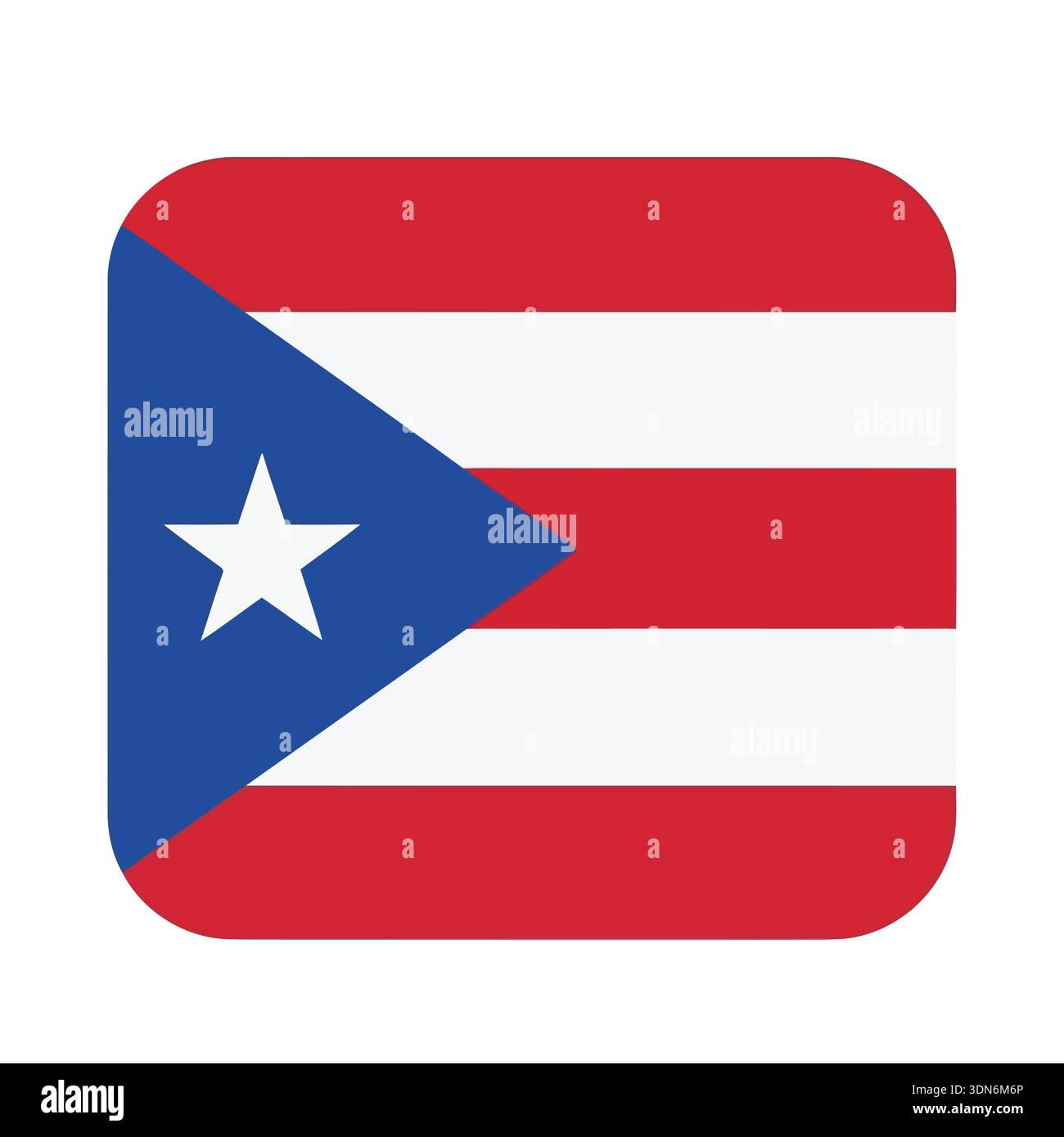 The Puerto Rico flag icon symbolizes the island's culture, heritage ...