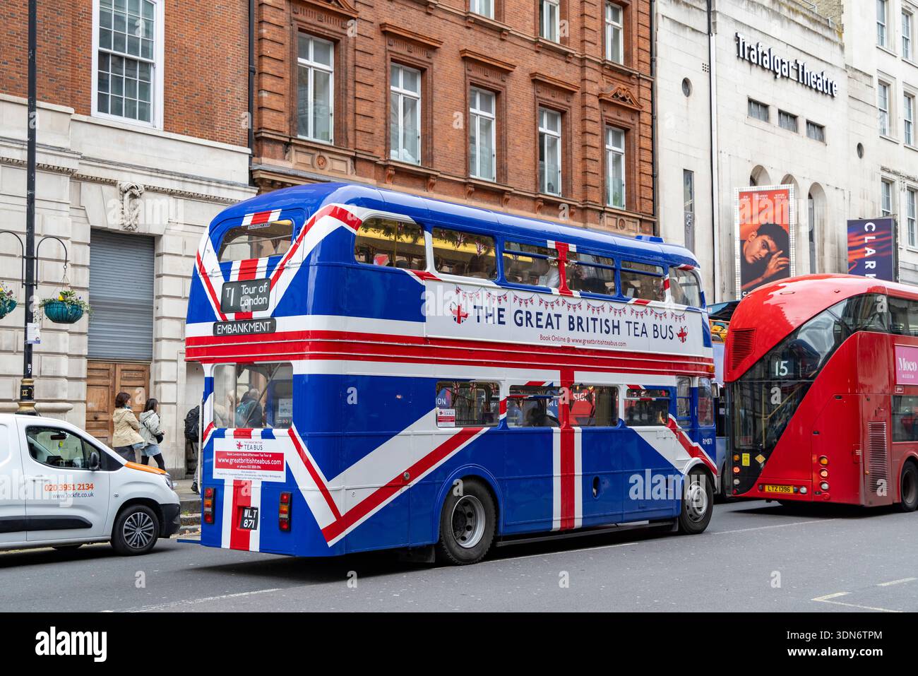 London England Routemaster Old London Bus Wrapped In Union Jack london-england-routemaster-old-london-bus-wrapped-in-union-jack