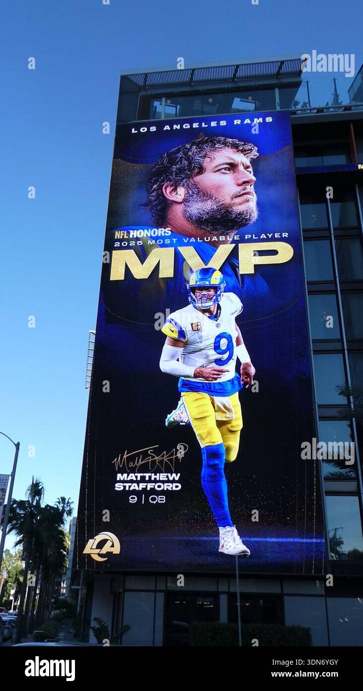 Los Angeles, California, USA 8th February 2026 Matthew Stafford LA Rams ...