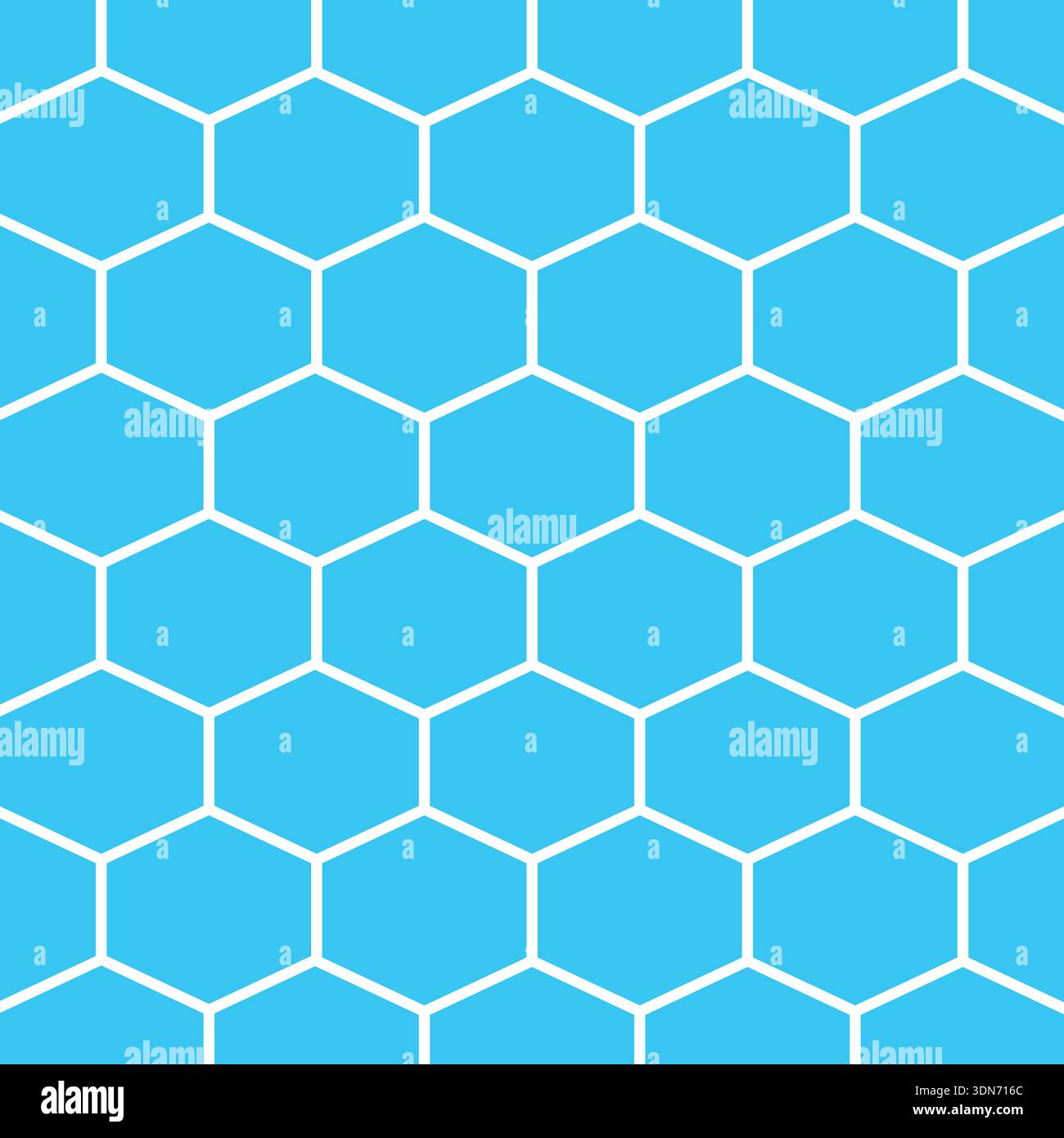 Blue Hexagon Pattern Vector. Perfect for backgrounds, web design, graphic projects, and digital artwork. Clean, minimalist, and versatile. Stock Vector