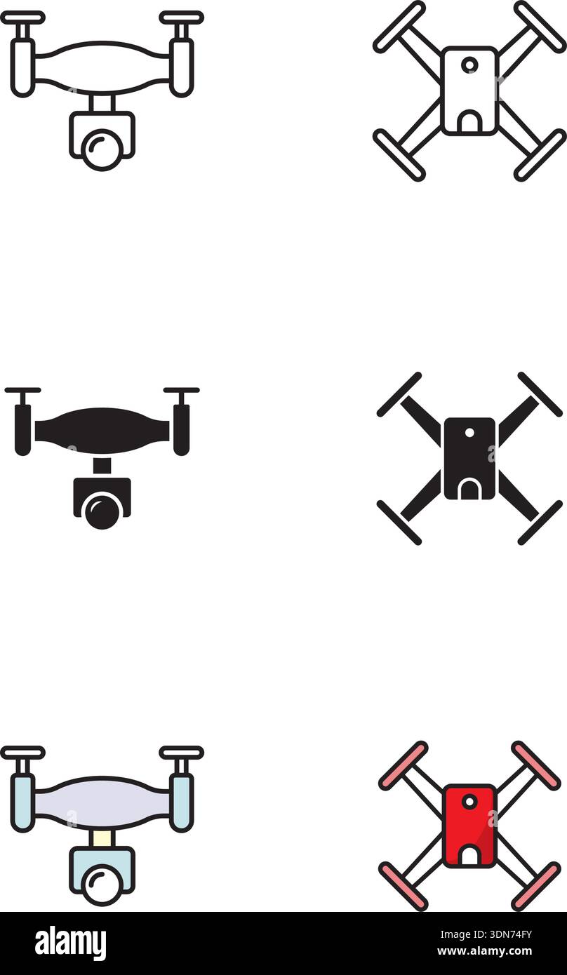 Drone icon vector deign templates simple and modern concept Stock ...