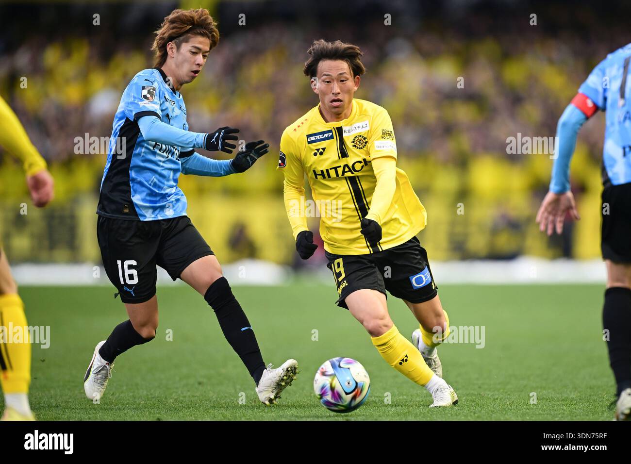 (L-R) Yuto Ozeki (Frontale), Hayato Nakama (Reysol), FEBRUARY 8, 2026 ...