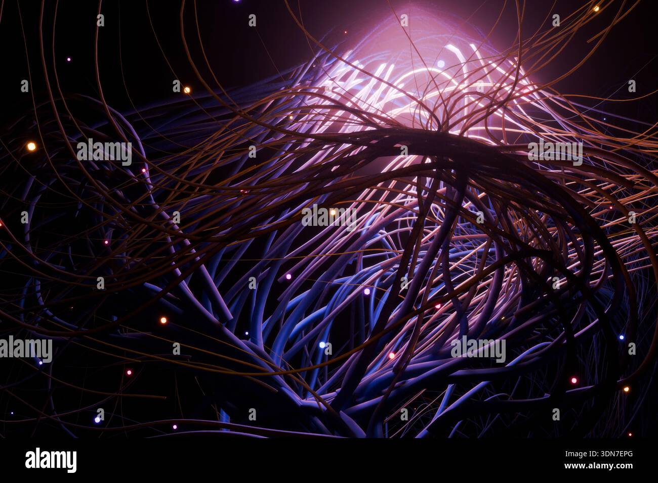 Mesmerizing web light shadow hi-res stock photography and images - Alamy