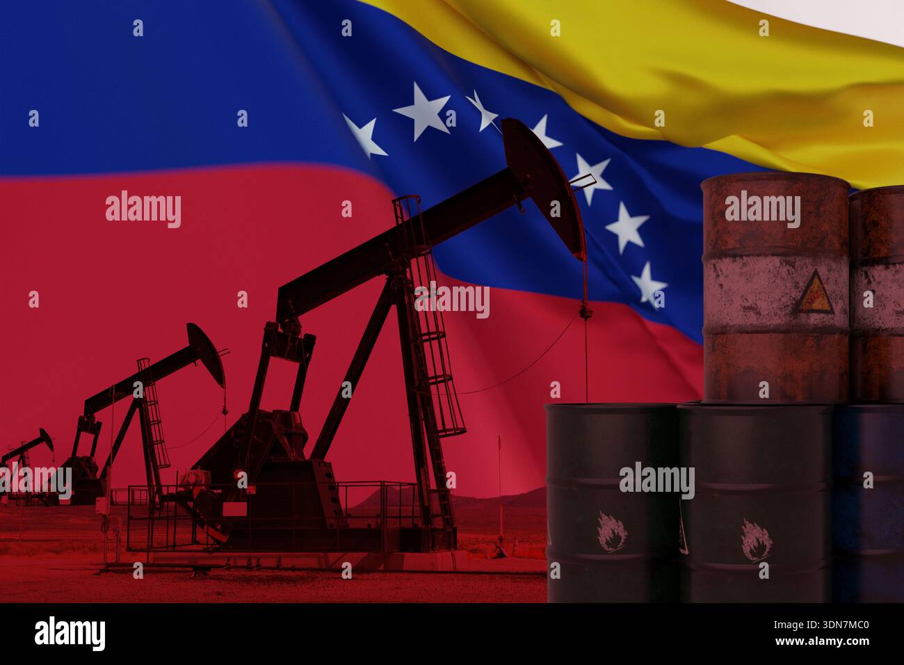 Venezuelan oil industry concept hi-res stock photography and images - Alamy