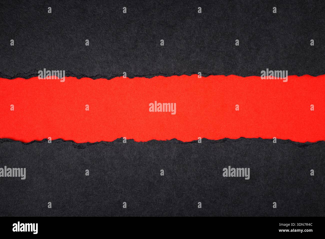 Black and Red Ripped Textured Paper Background Stock Photo