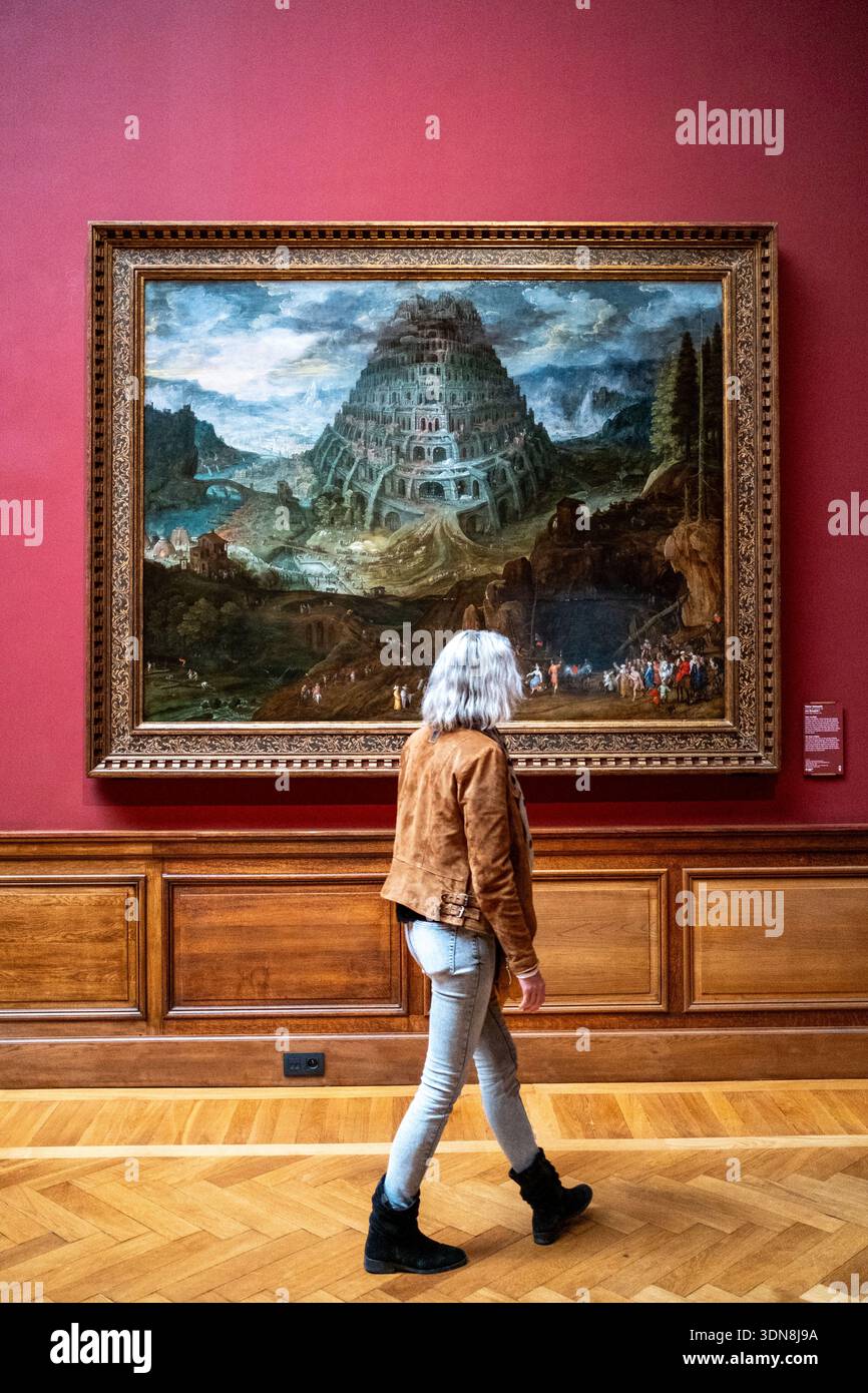 Tower of babel by jan brueghel hi-res stock photography and images - Alamy