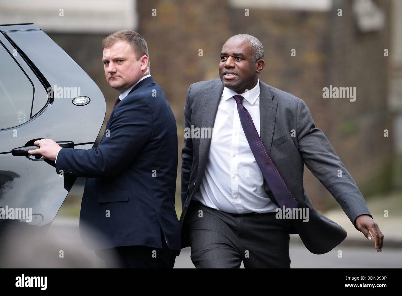 Deputy Prime Minister of the United Kingdom David Lammy arrives at ...