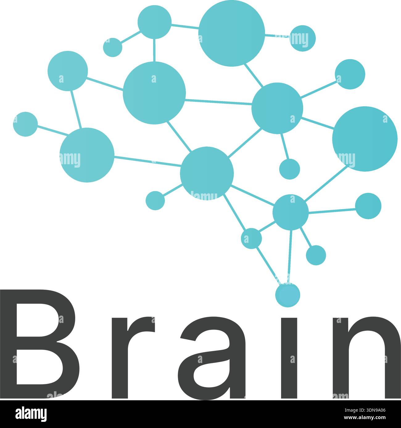 Ai neural connection logo hi-res stock photography and images - Alamy