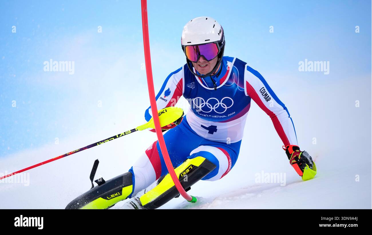 Rassat Ina France's Paco Rassat speeds down the course of an alpine ski men's ...