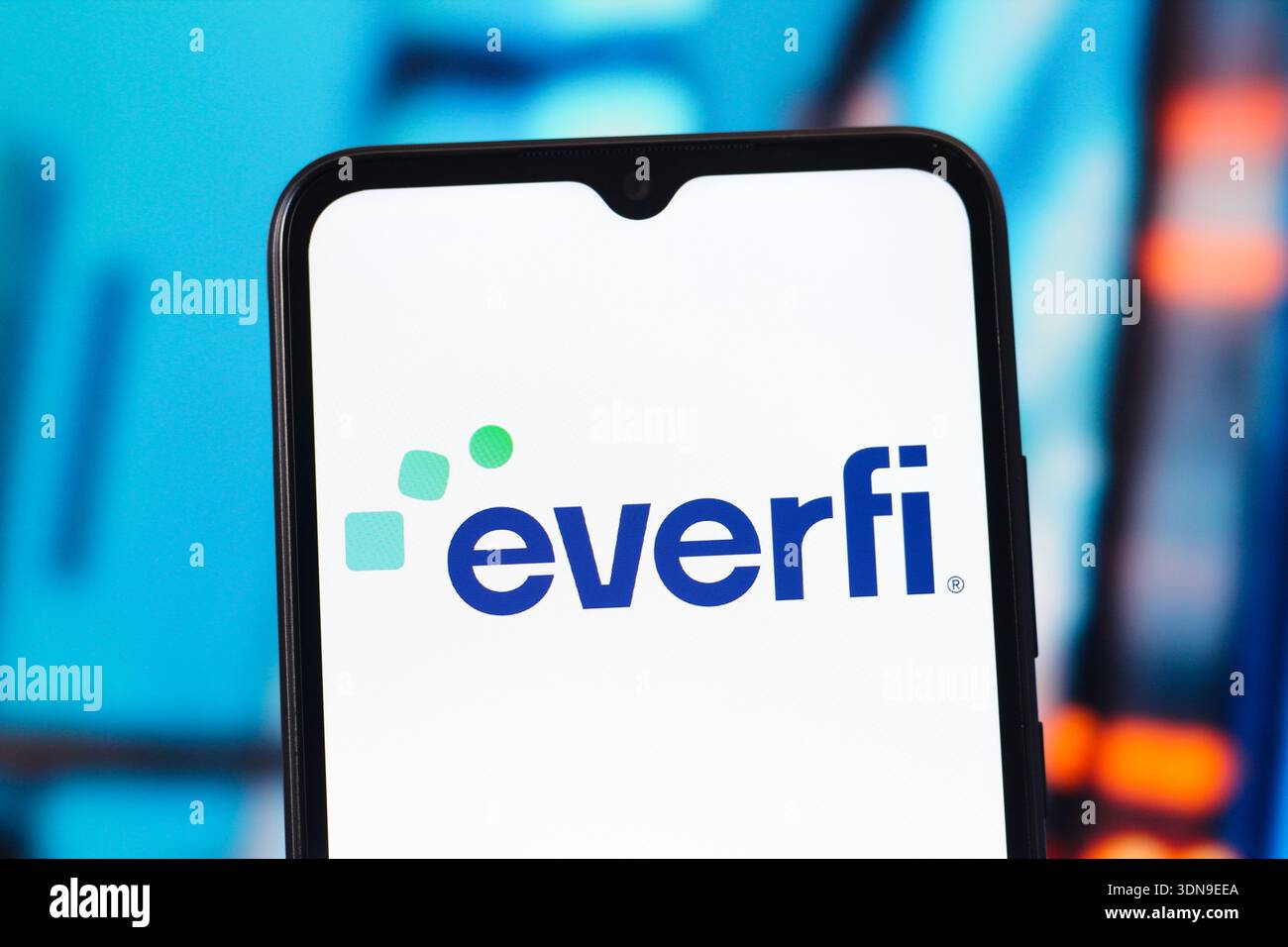 In this photo illustration, the Everfi logo is seen displayed on a ...