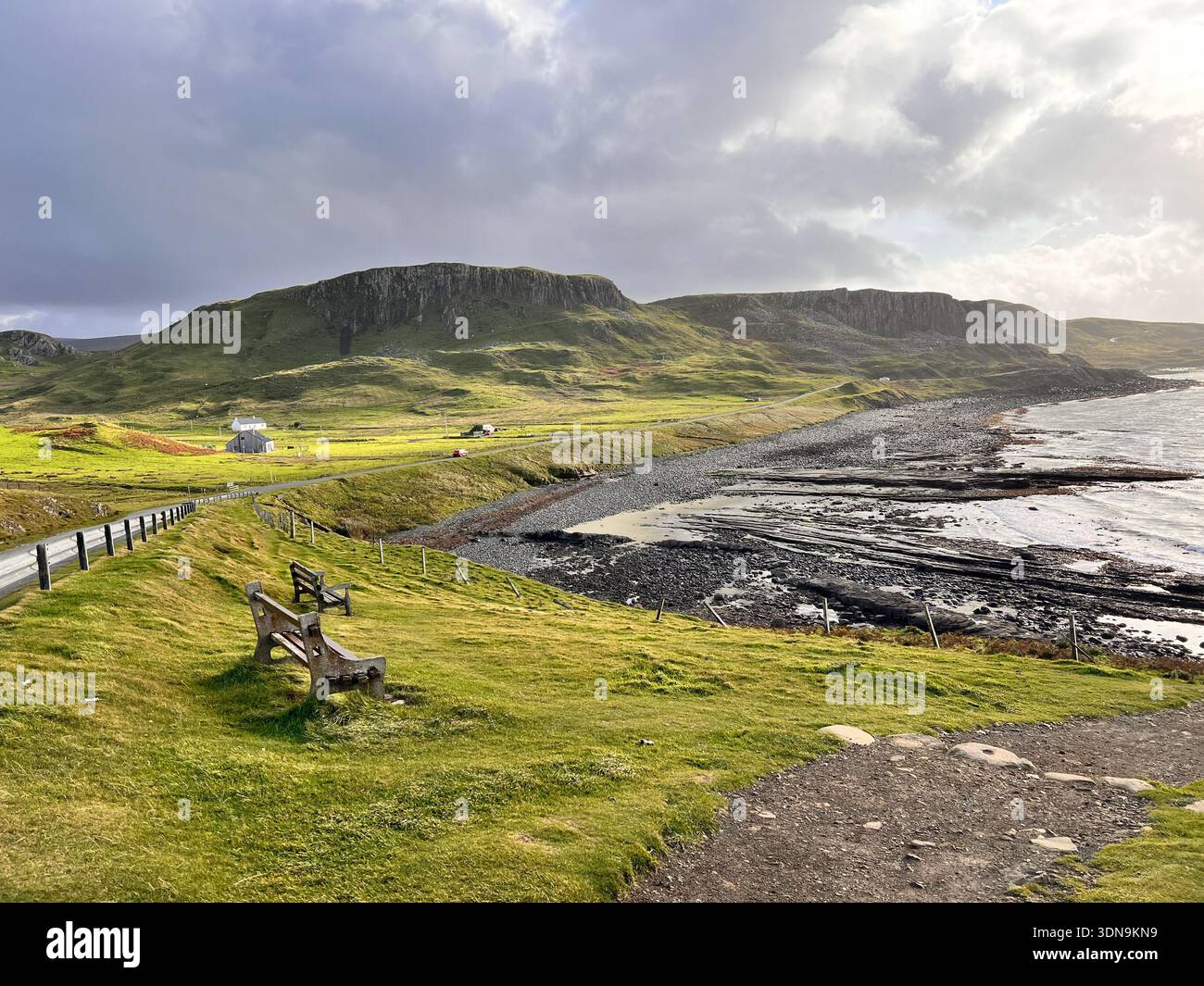 Where the Cliffs Breathe Quiet Light - Smartphone Captured Stock Image