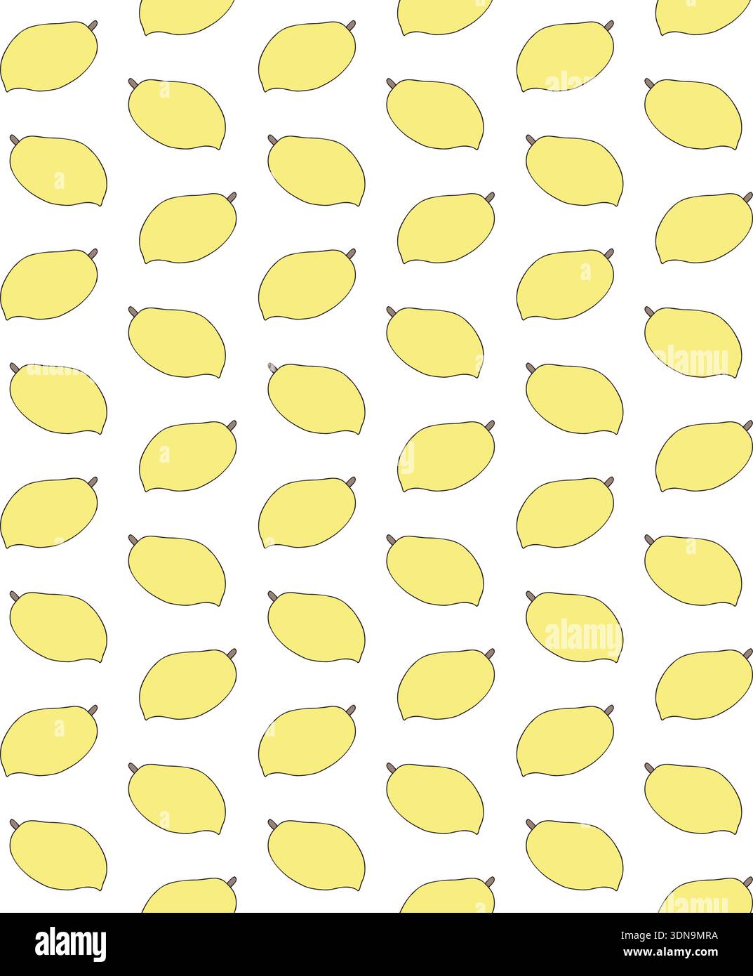 Vector seamless pattern of hand drawn mango Stock Vector