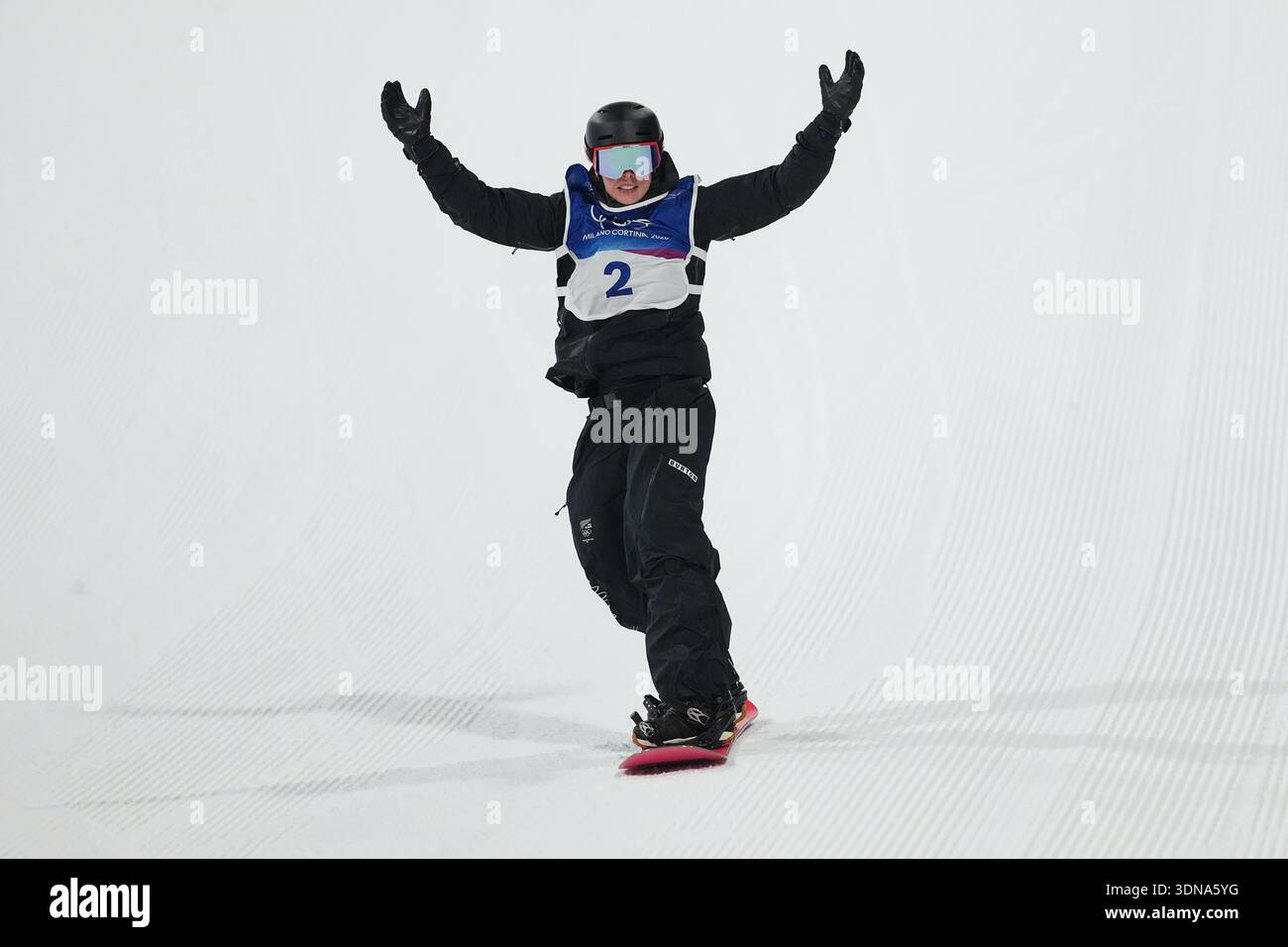 New Zealand's Zoi Sadowski-Synnott reacts during the women's ...
