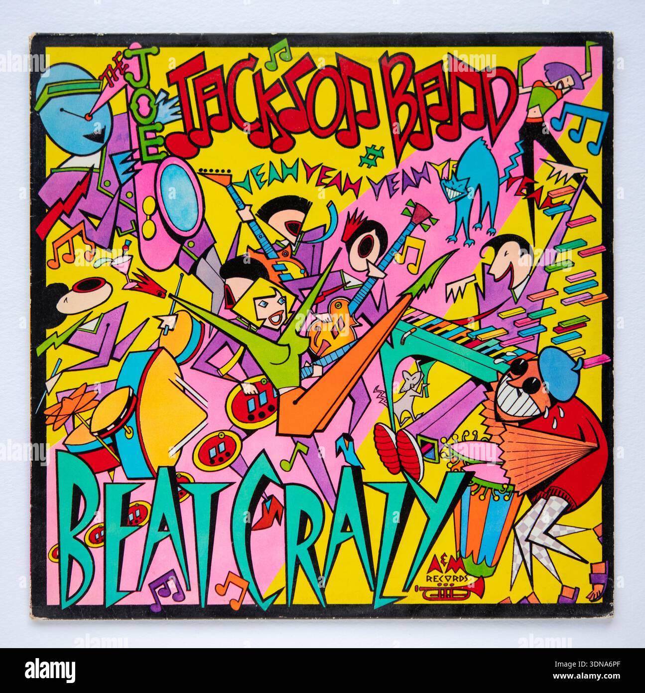 LP cover of Beat Crazy, the third studio album by Joe Jackson 