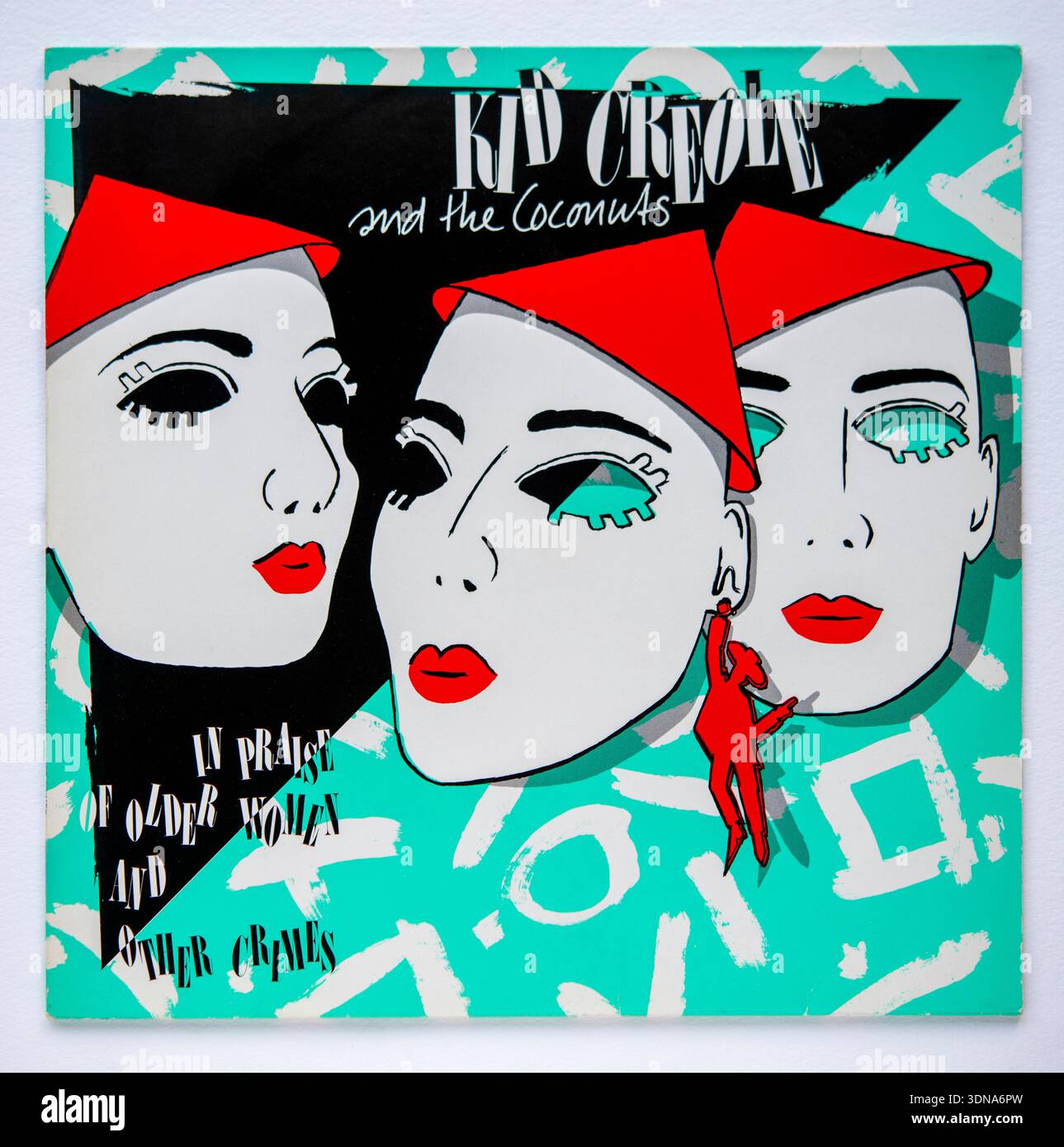 LP cover of In Praise of Older Women and Other Crimes, the fifth album by Kid Creole and the Coconuts, which was released in 1985 Stock Photo
