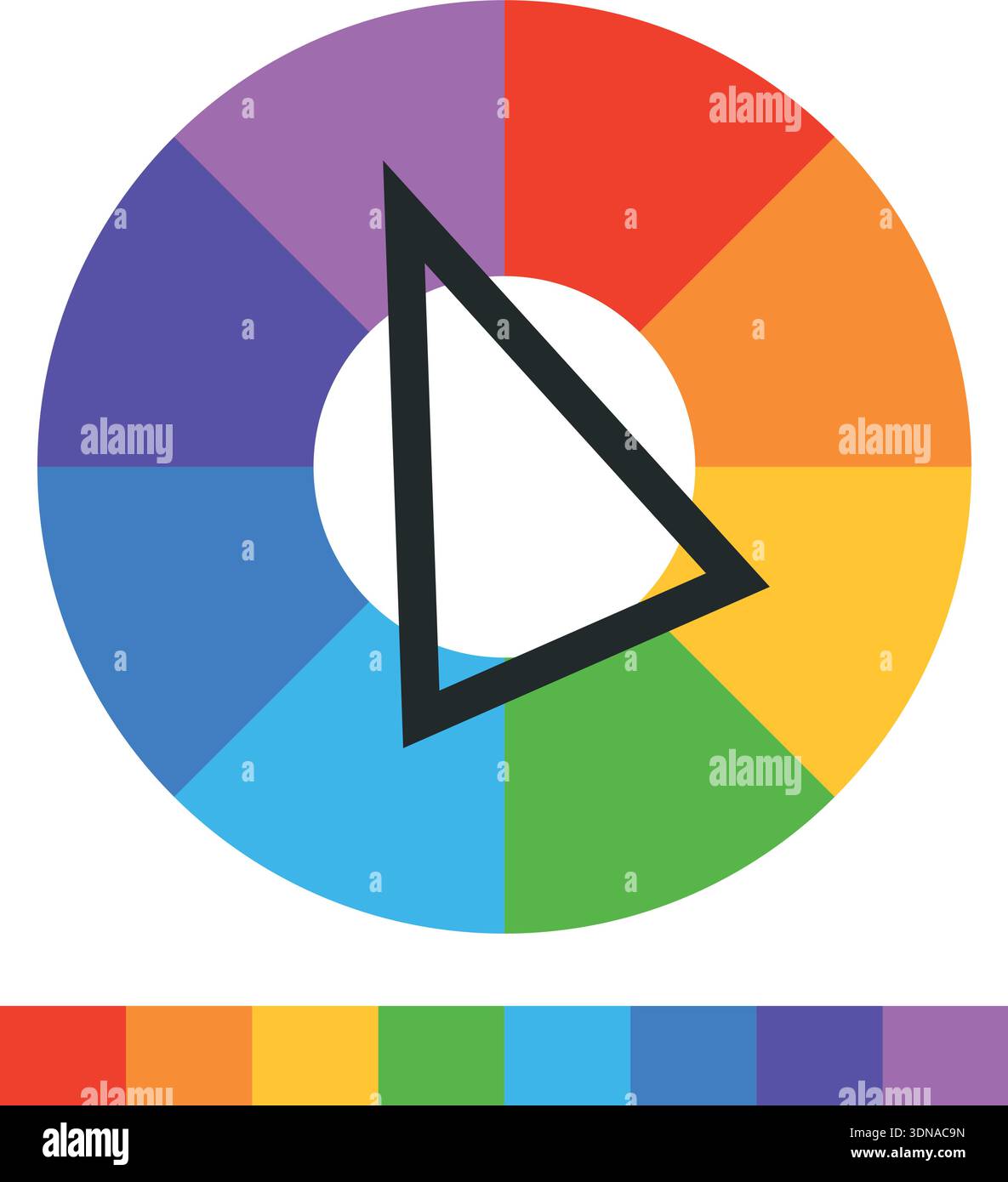 Paint color swatch wheel hi-res stock photography and images - Alamy