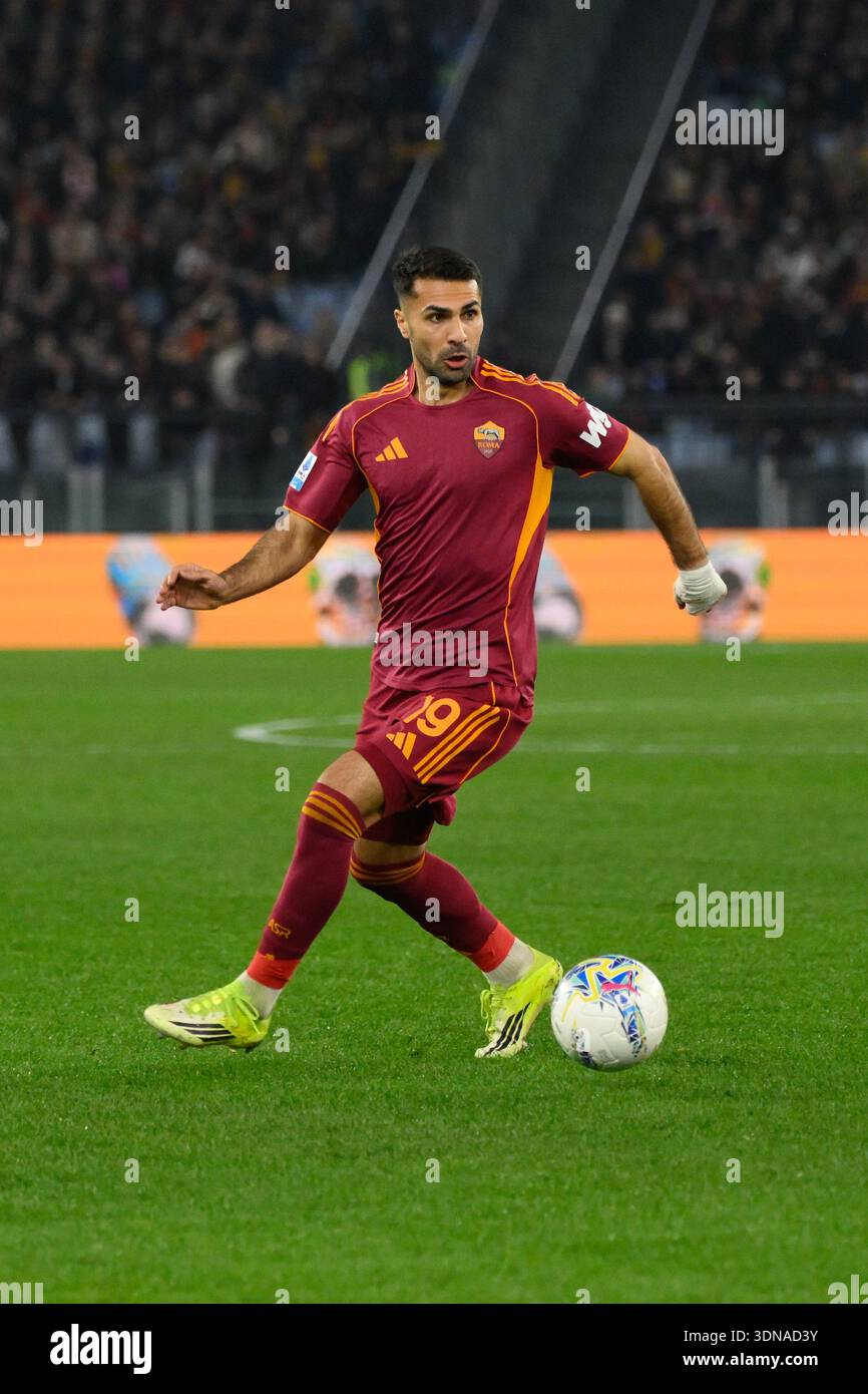Romaâ??s Zeki Celik during the Italian Football Championship League A ...