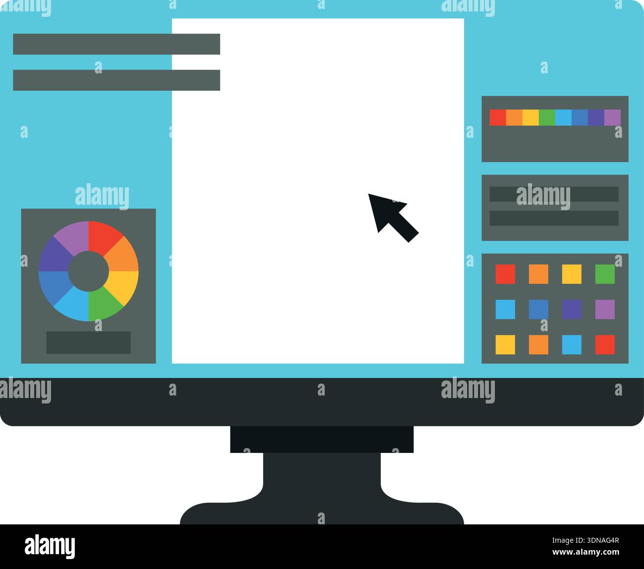 Web ui design development app color icon Stock Vector Image & Art - Alamy