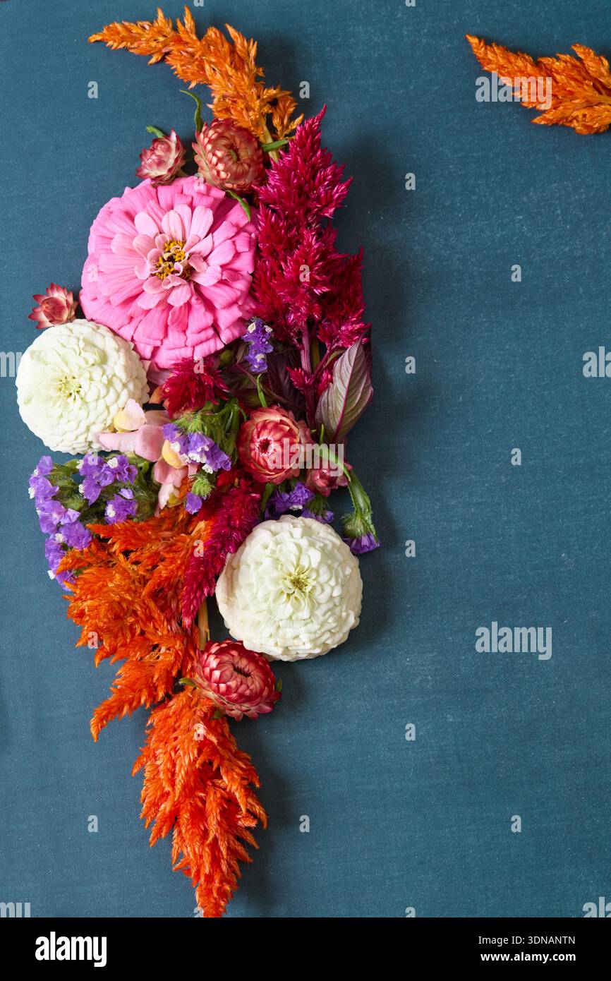 Still life on simple background with copy space for design Stock Photo