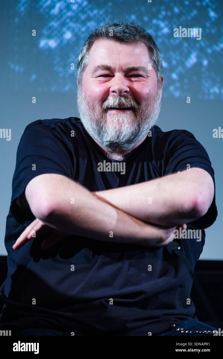 London, UK. 9 February 2026. Ben Wheatley on stage at Mark Kermode in ...
