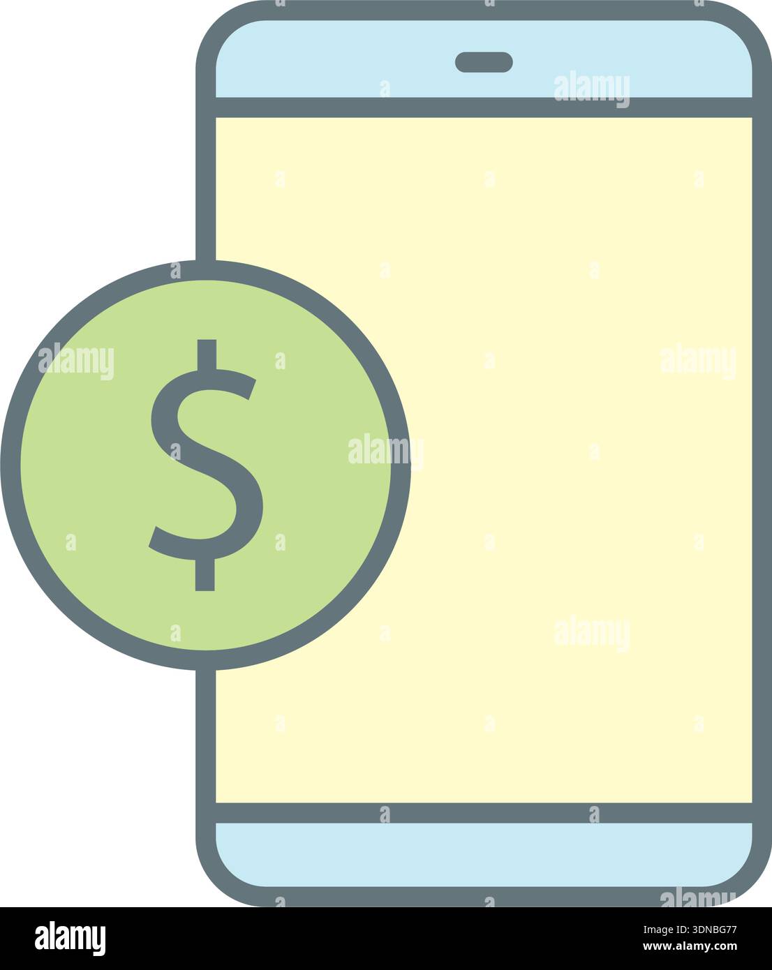 Mobile Payment Icons Digital Wallet, NFC, QR Code & Online Transaction ...