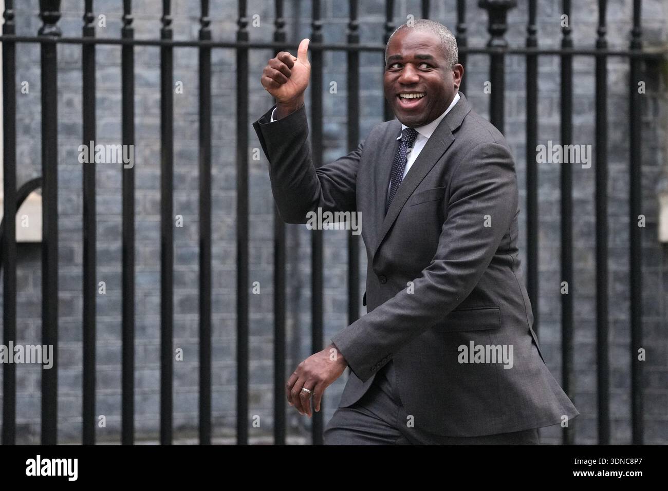 Deputy Prime Minister of the United Kingdom David Lammy arrives for a ...