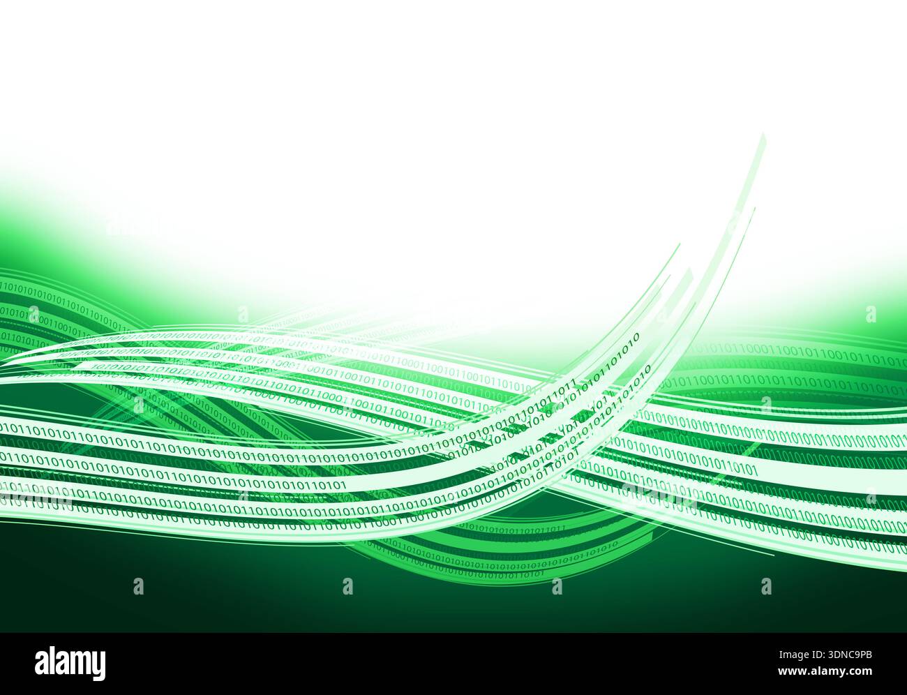 data wave code Stock Photo