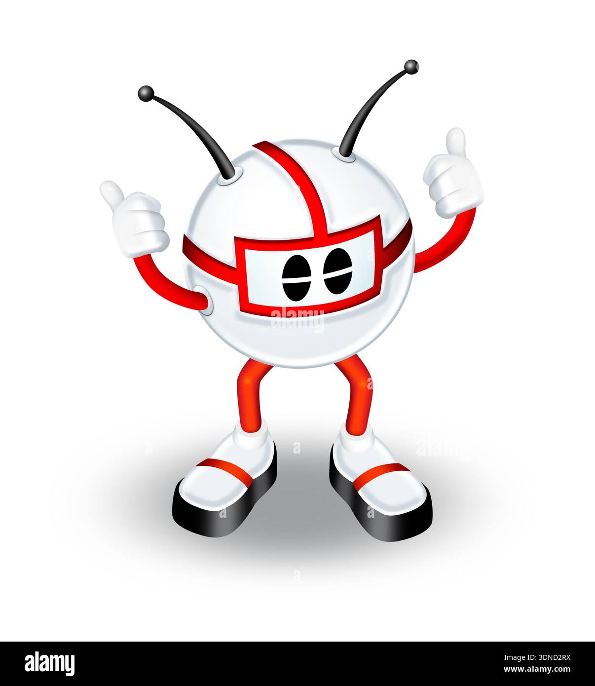 Happy cartoon thumbs up hi-res stock photography and images - Alamy