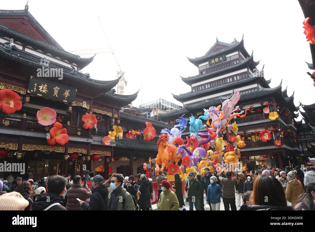 Visitors tour the Yuyuan Garden Lantern Festival in Shanghai, China, 7 ...