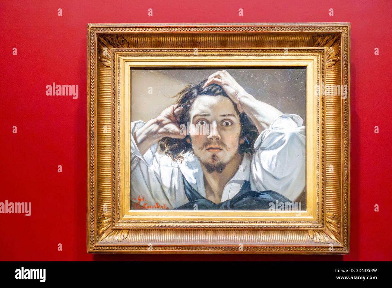 Courbet the desperate man hi-res stock photography and images - Alamy