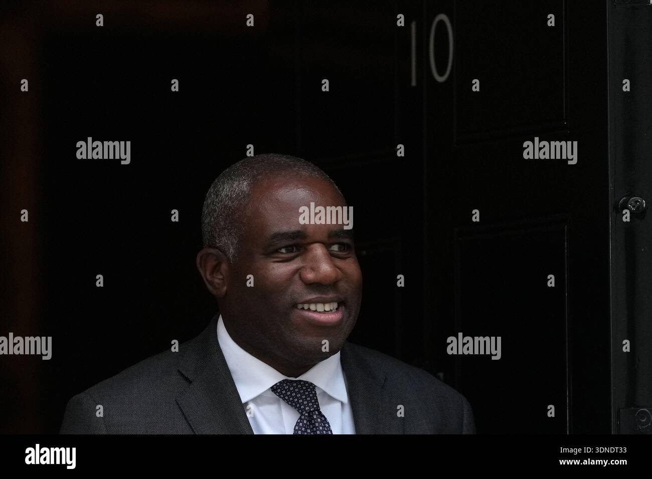 Britain's Deputy Prime Minister David Lammy leaves 10 Downing Street ...
