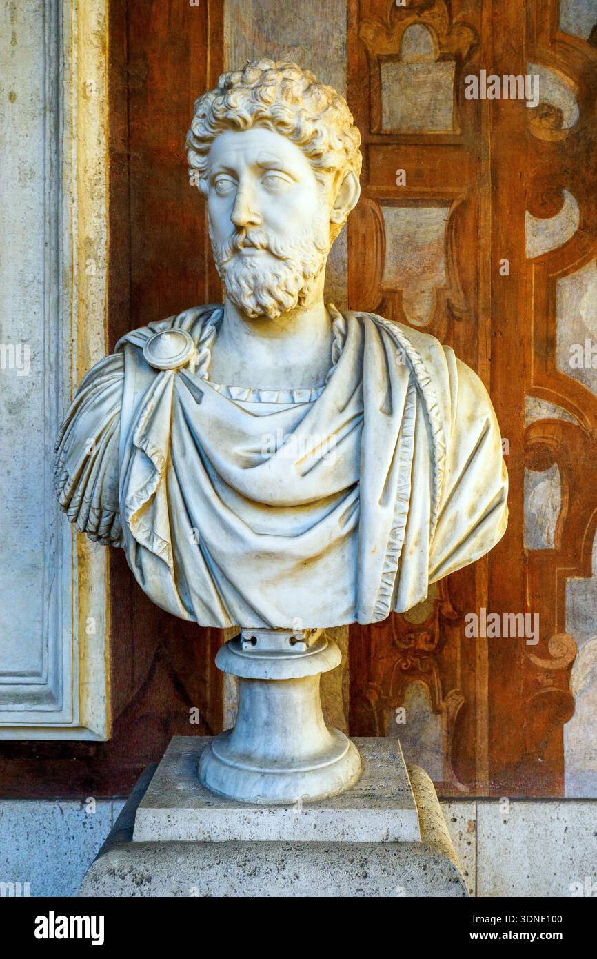 Marcus Aurelius Antoninus 121 – 180 was a Roman emperor from 161